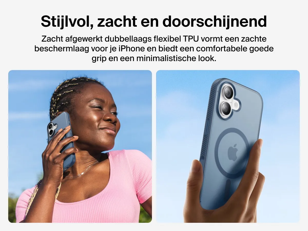 Belkin SheerForce Grip Hoesje iPhone 17 Marineblauw - MSA034HQNY