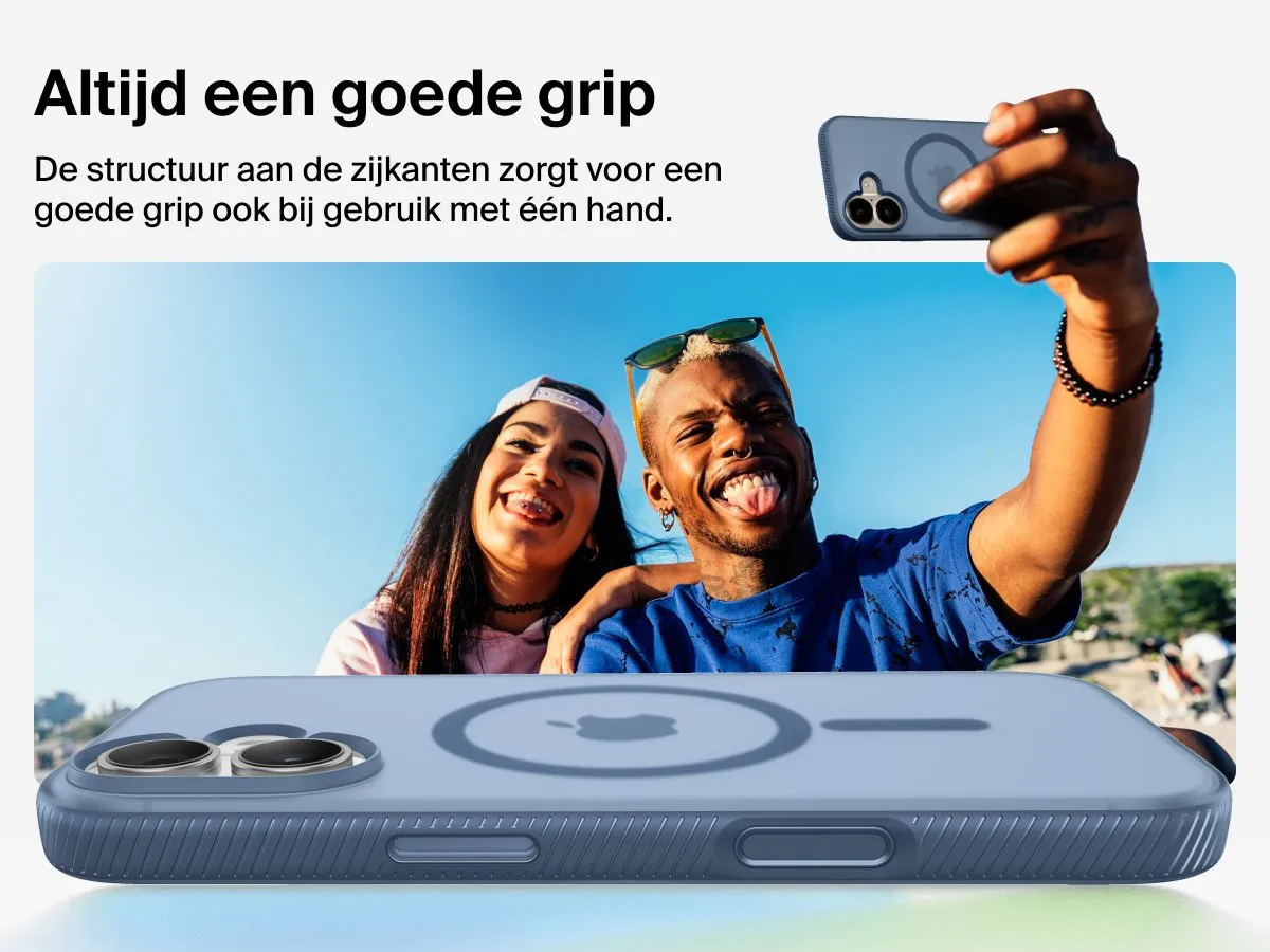 Belkin SheerForce Grip Hoesje iPhone 17 Marineblauw - MSA034HQNY