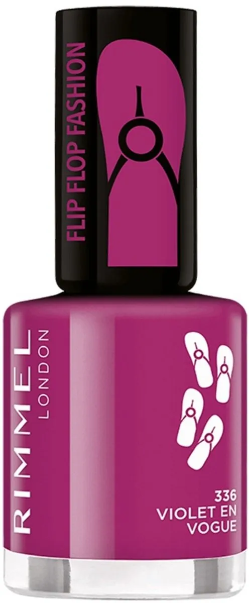 Rimmel London 60 Seconds Flip Flop Shades Nagellak 8ml - Violet en Vogue - afbeelding 6 van 6