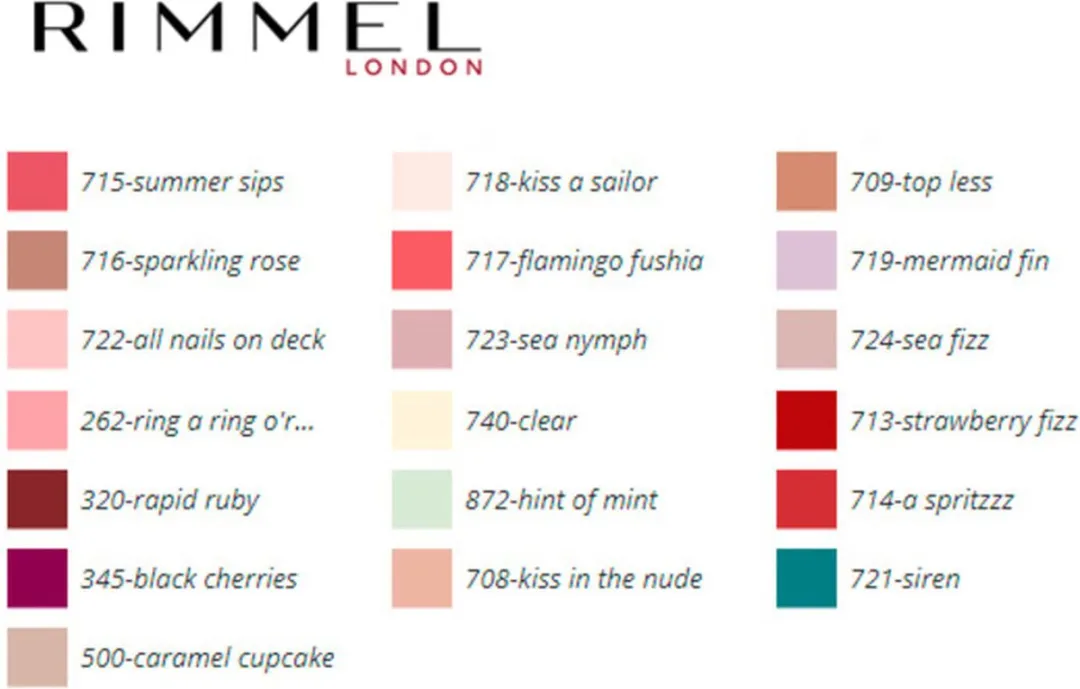 Rimmel London 60 Seconds Flip Flop Shades Nagellak 8ml - Violet en Vogue