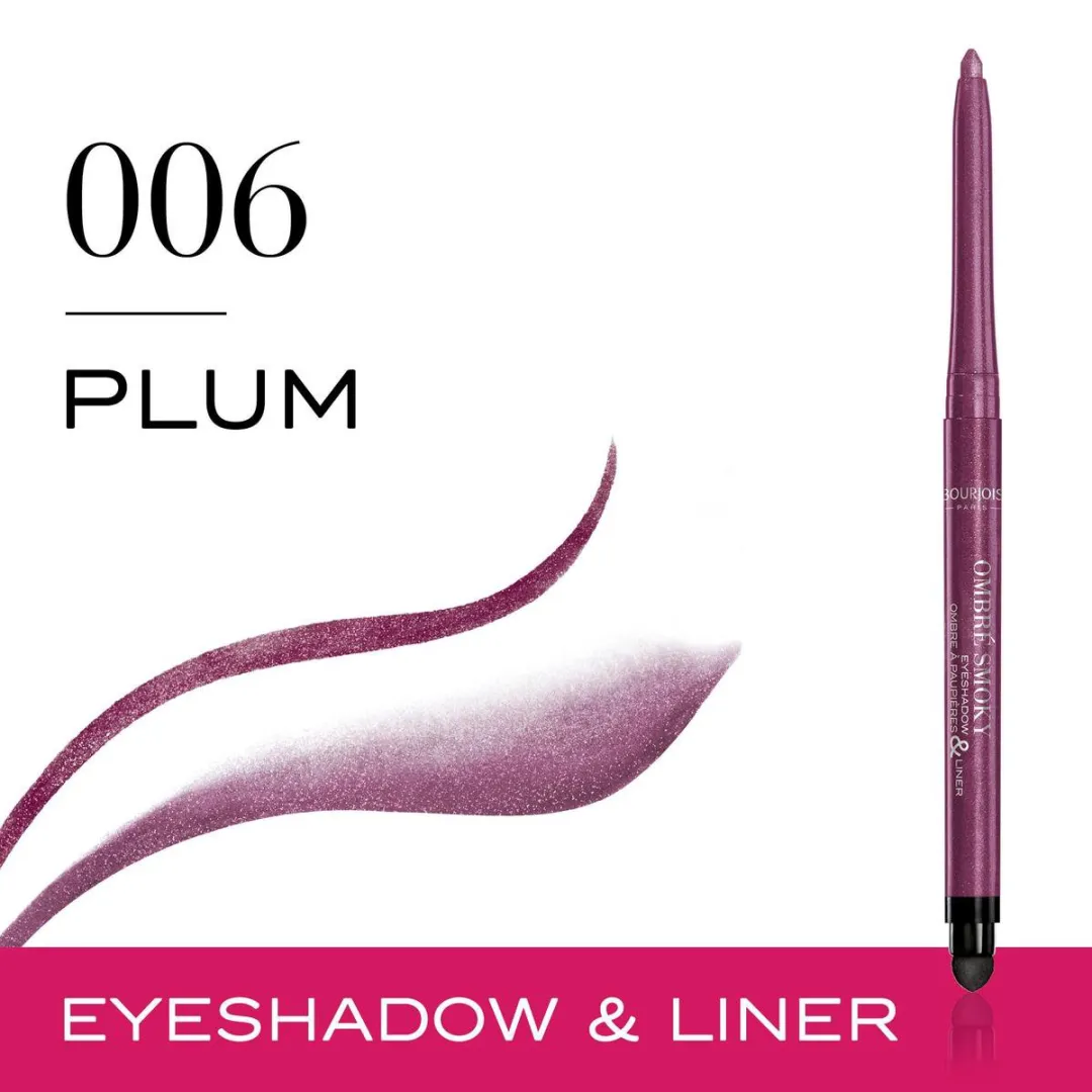 Bourjois Ombré Smoky Eyeshadow & Liner 06 Plum