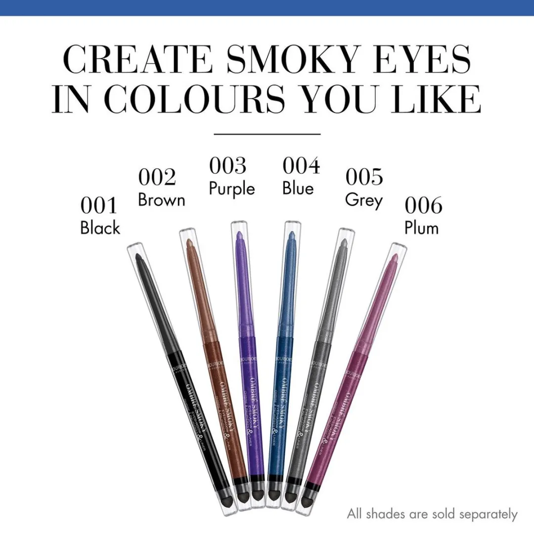 Bourjois Ombré Smoky Eyeshadow & Liner 06 Plum