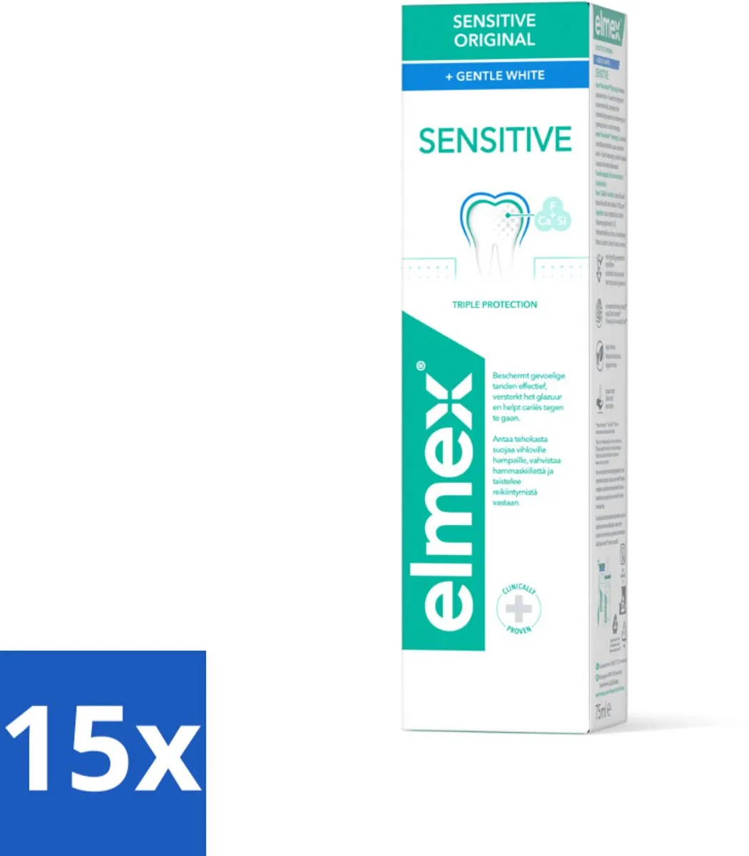 Elmex Sensitive Gentle White Tandpasta 75ml