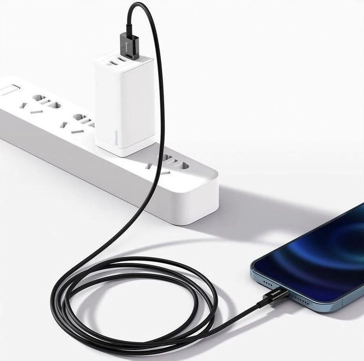 Baseus Superior Series USB naar Lightning 2.4A - 1m - Zwart