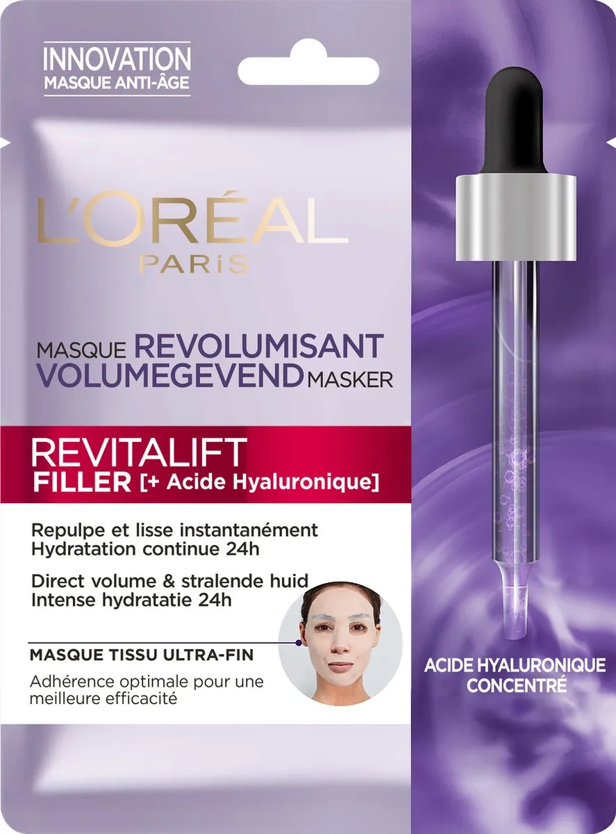 L'Oréal Paris Revitalift Hyaluronzuur Tissue Masker
