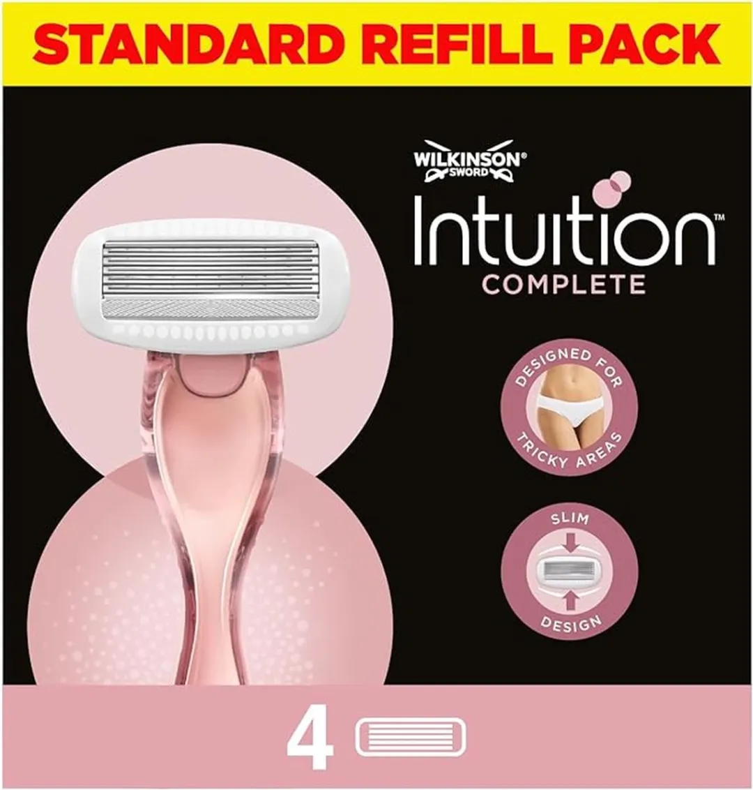 Wilkinson Sword Intuition Complete Scheermes - 4 Navulmesjes Roze