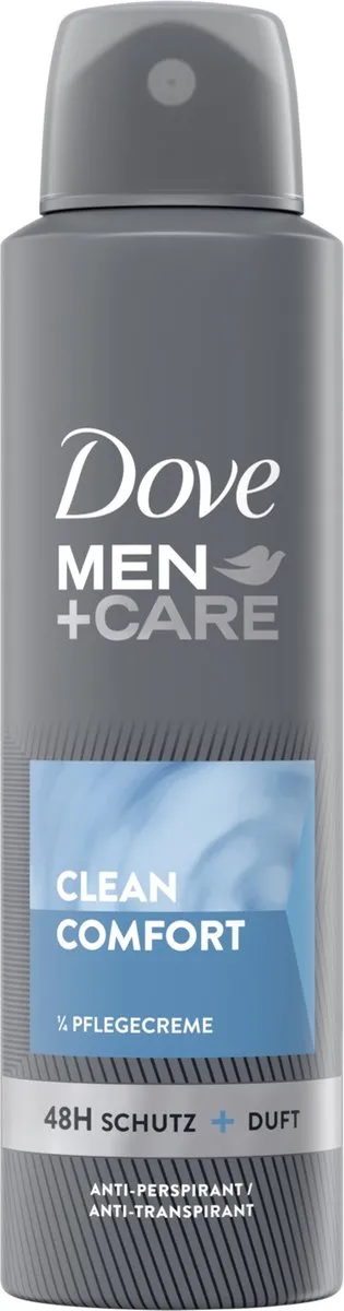 Dove Men+Care Deodorant Spray Clean Comfort 150ml - afbeelding 6 van 6