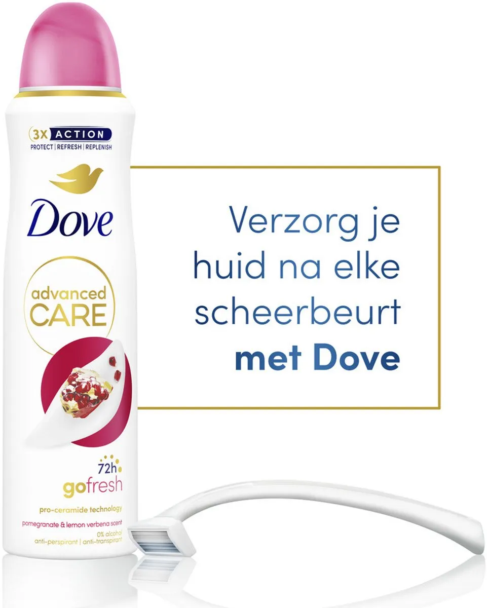 Dove Deodorant Spray Granaatappel & Citroenverbena 750ml - 5 Stuks