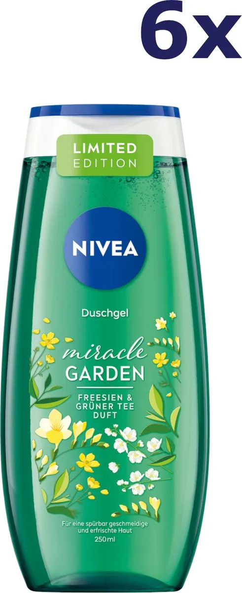 NIVEA Miracle Garden Douchegel Freesia & Green Tea