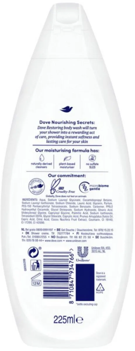 Dove Douchegel Restoring 225ml