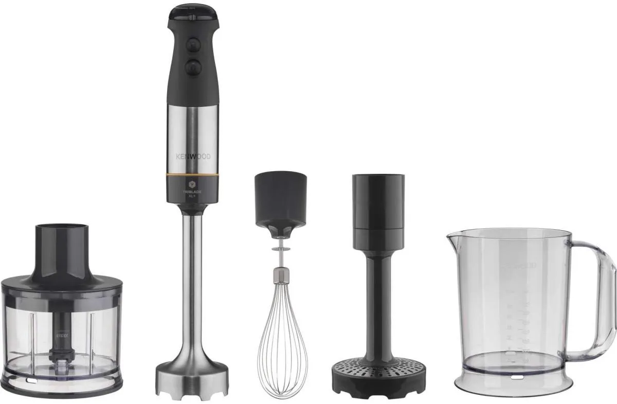 Kenwood HBM60.307GY Triblade XL Staafmixer - 1000W - Grijs