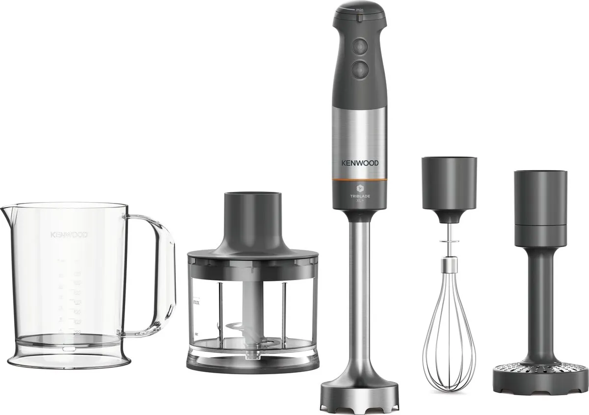 Kenwood HBM60.307GY Triblade XL Staafmixer - 1000W - Grijs