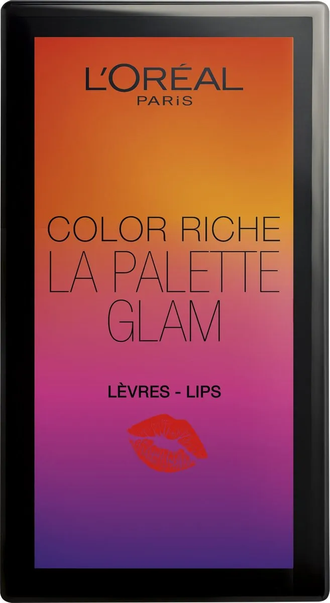 L'Oréal Paris Color Riche Lip Palette 000 Glam - Rood