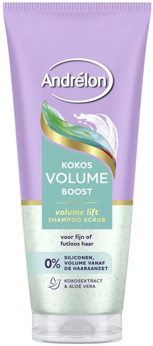 Andrélon Kokos Volume Boost Shampoo Scrub 200ml - 25 Stuks