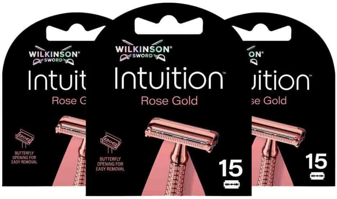 Wilkinson Sword Intuition Rose Gold Navulmesjes - 45 Stuks