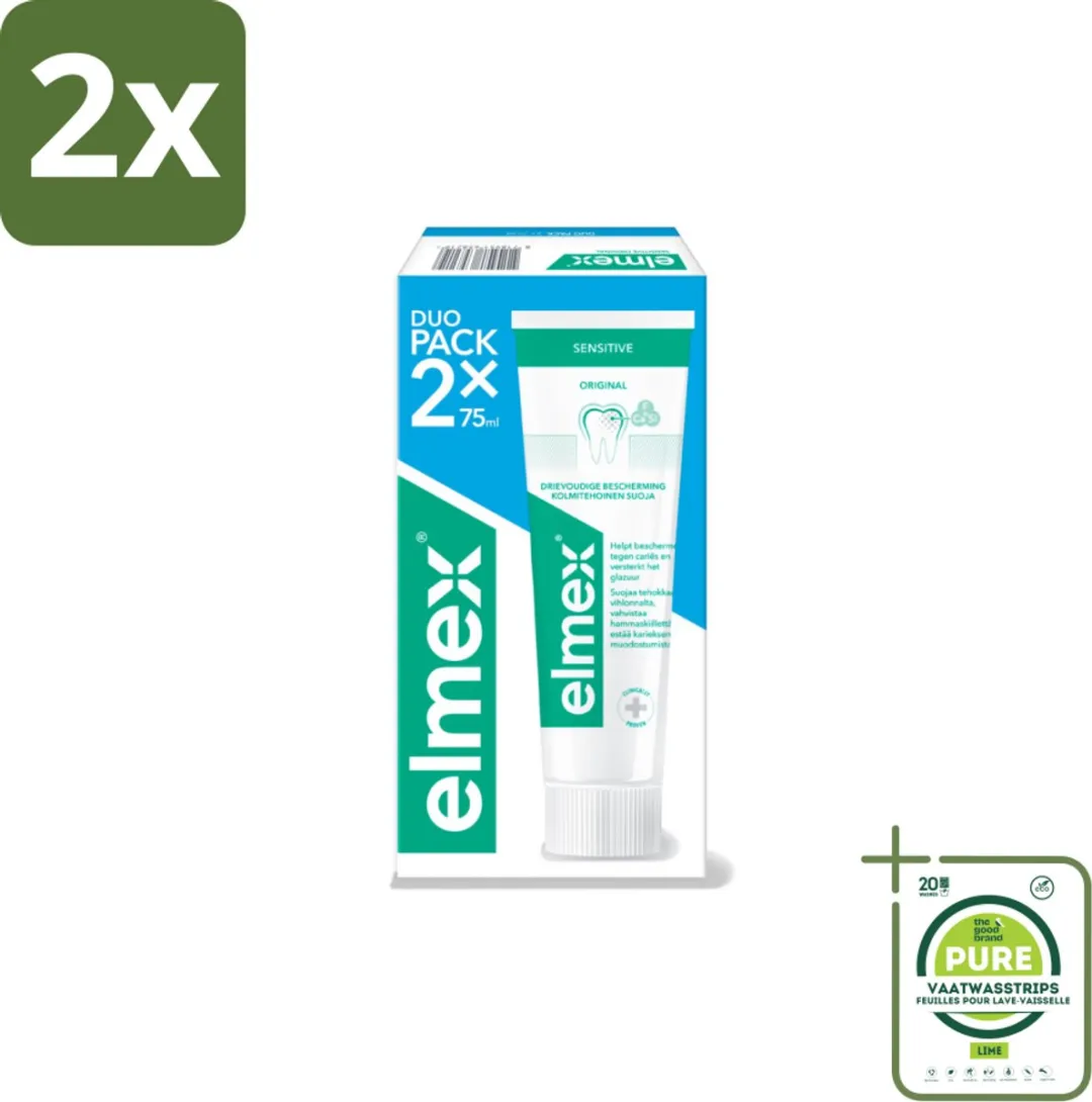 Elmex Sensitive Tandpasta Duopack 2x75ml