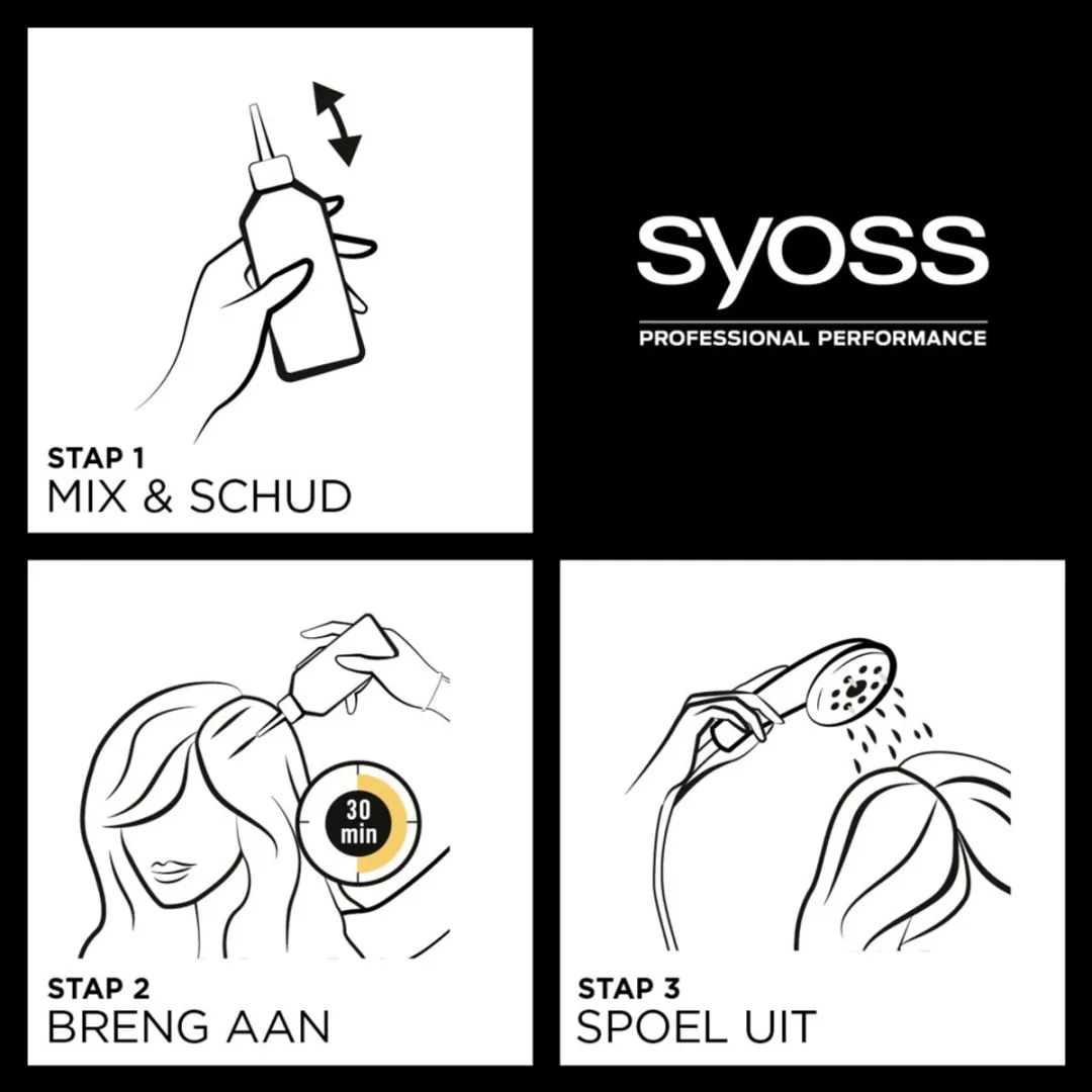 Syoss Oleo Intense - Haarverf - 5-92 - Stralend Rood - 115ml x 15