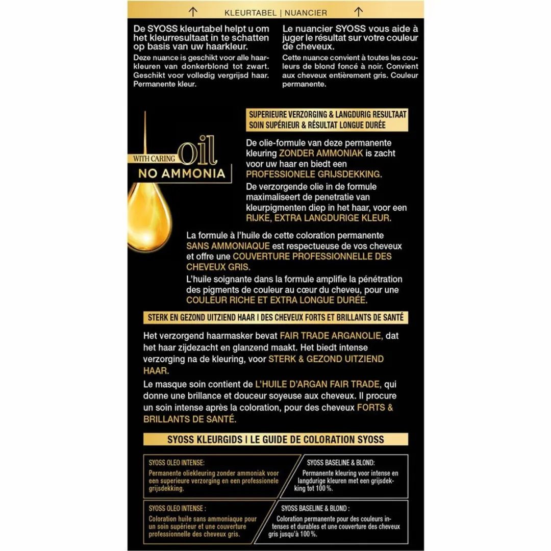 Syoss Oleo Intense - Haarverf - 5-92 - Stralend Rood - 115ml x 15