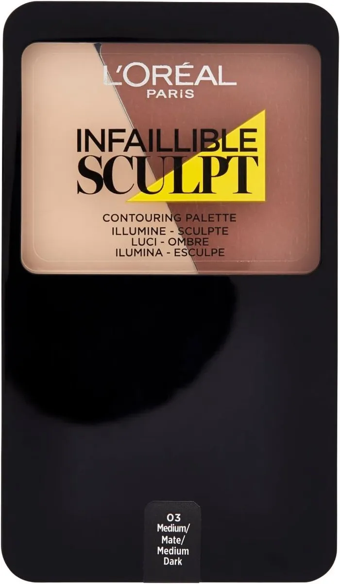 L'Oréal Paris Infallible Sculpt Contouring Palette 03 Medium Dark