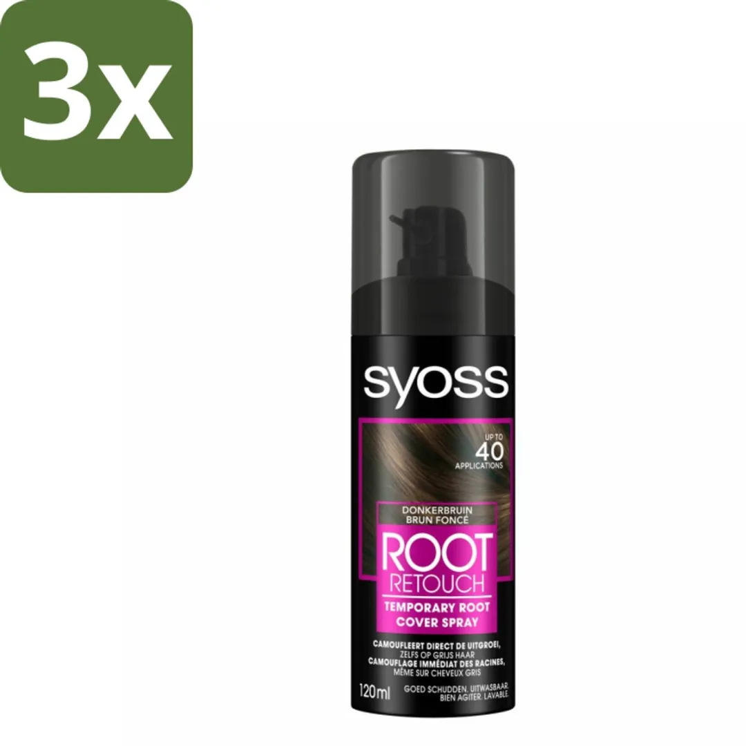 SYOSS Uitgroeispray Donkerbruin