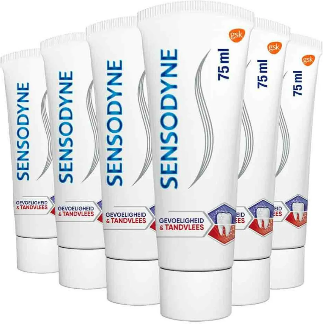Sensodyne Tandpasta Gevoeligheid & Tandvlees 75ml - 6 Stuks
