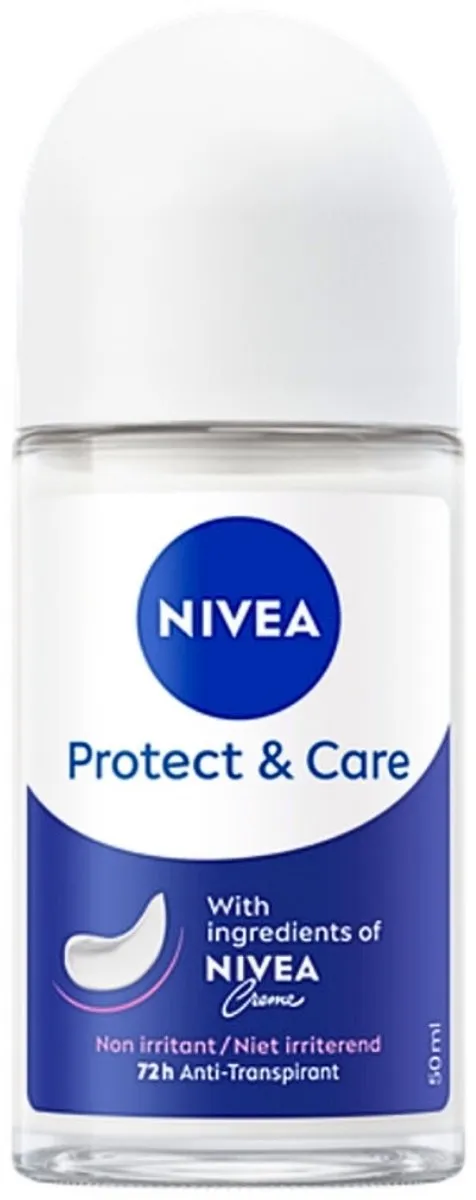 NIVEA Deodorant Roller Protect & Care 50ml - 20 Stuks
