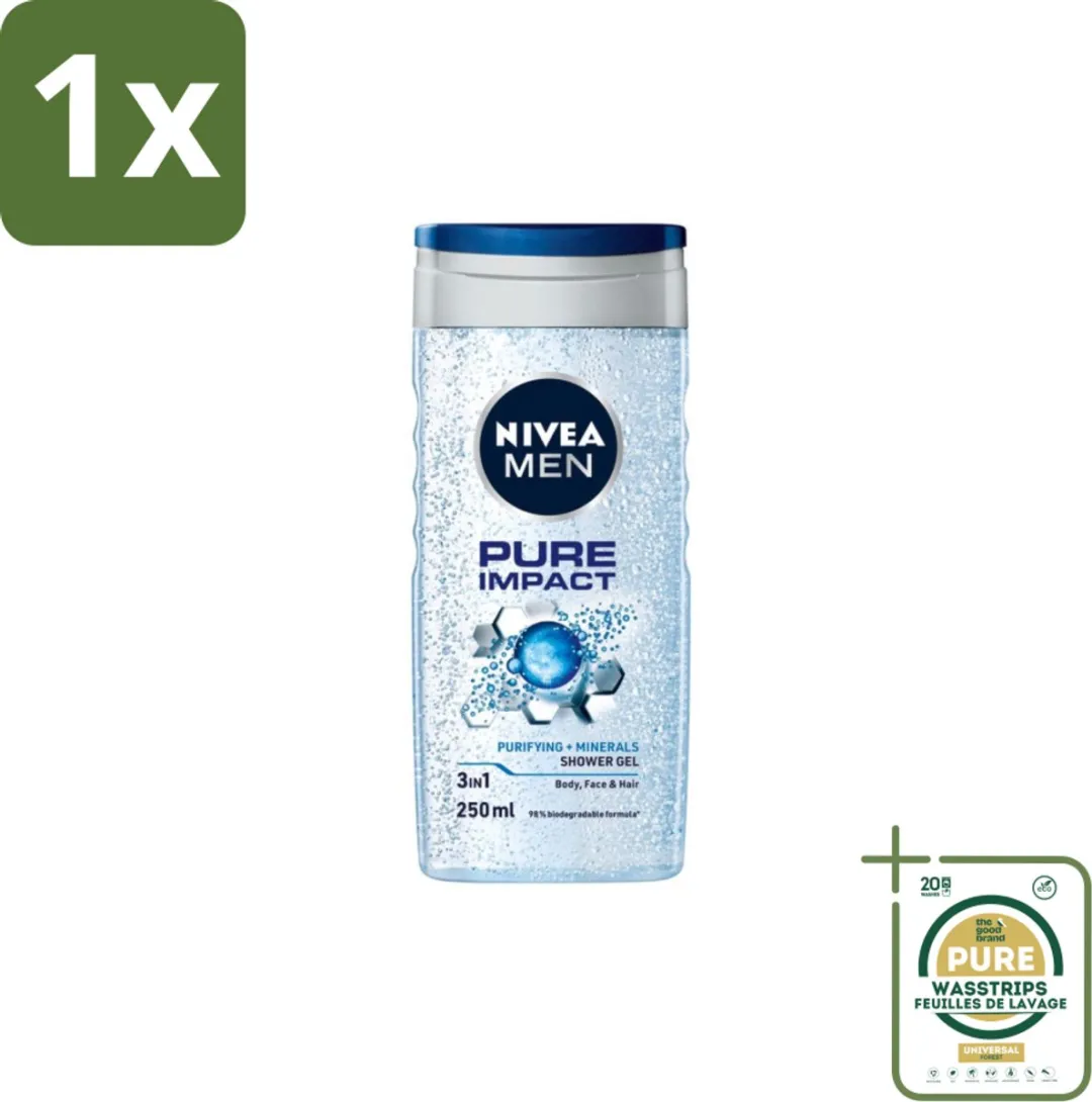 NIVEA Men Pure Impact Douchegel 250ml