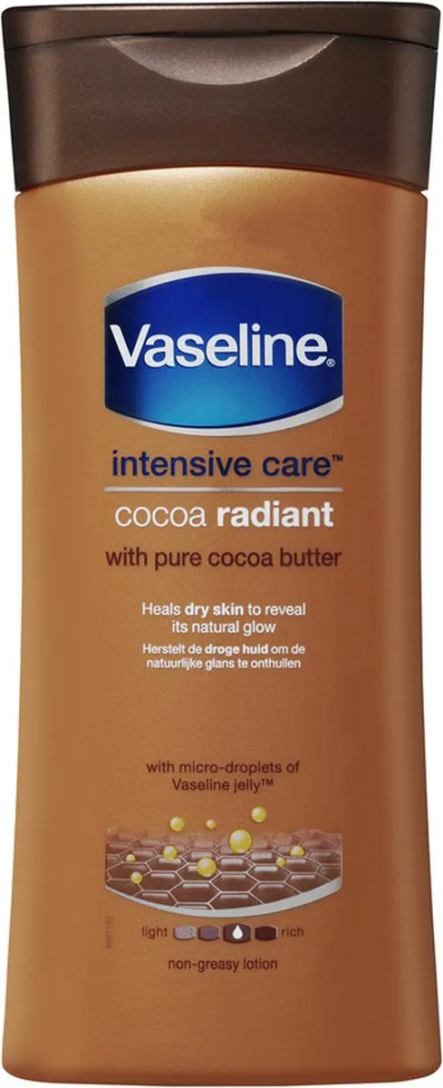 Vaseline Cocoa Radiant Intensive Care Bodylotion 200ml