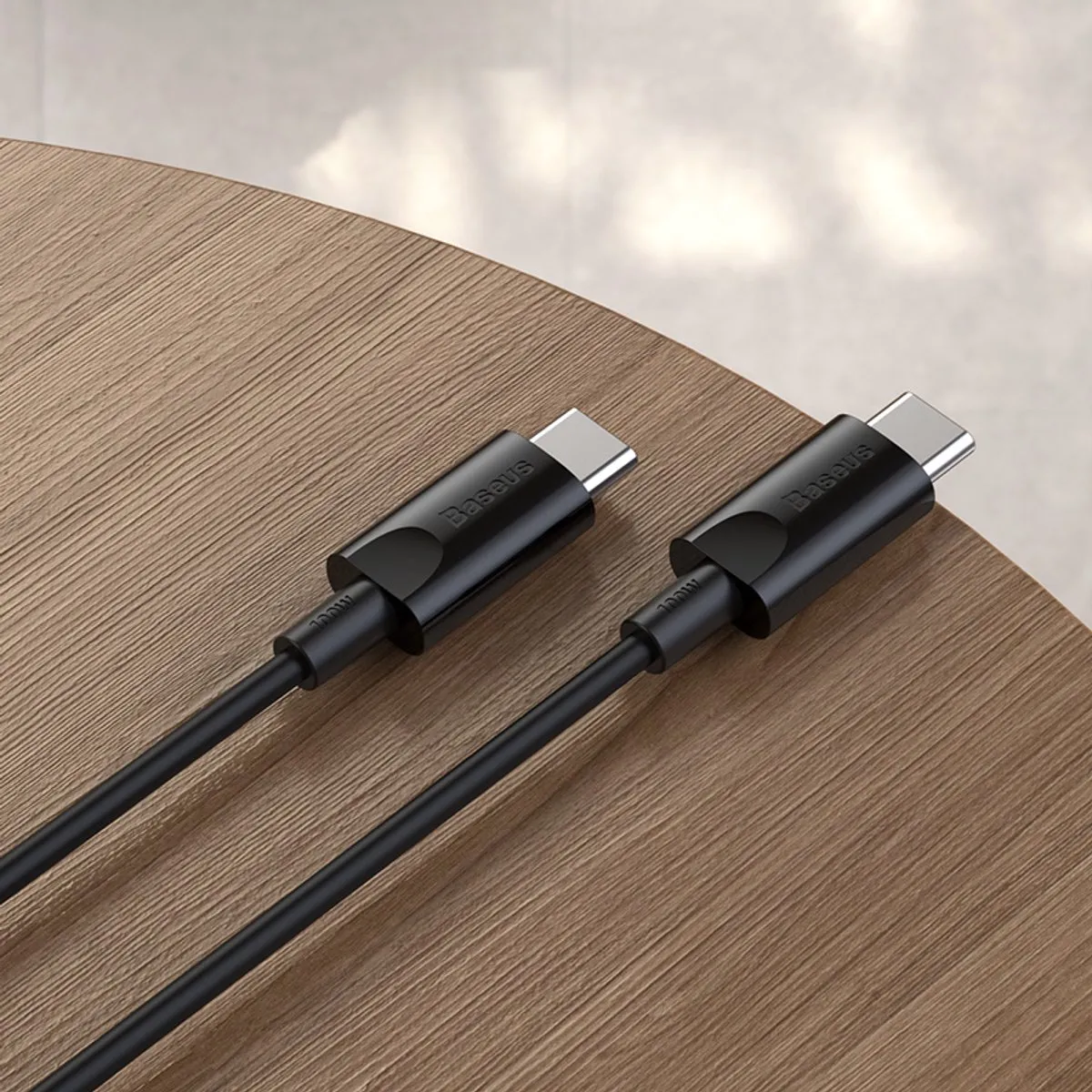 Baseus USB C naar USB C Kabel 100W 150cm - Zwart