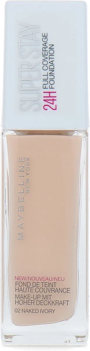 Maybelline SuperStay Full Coverage Foundation 02 Naked Ivory