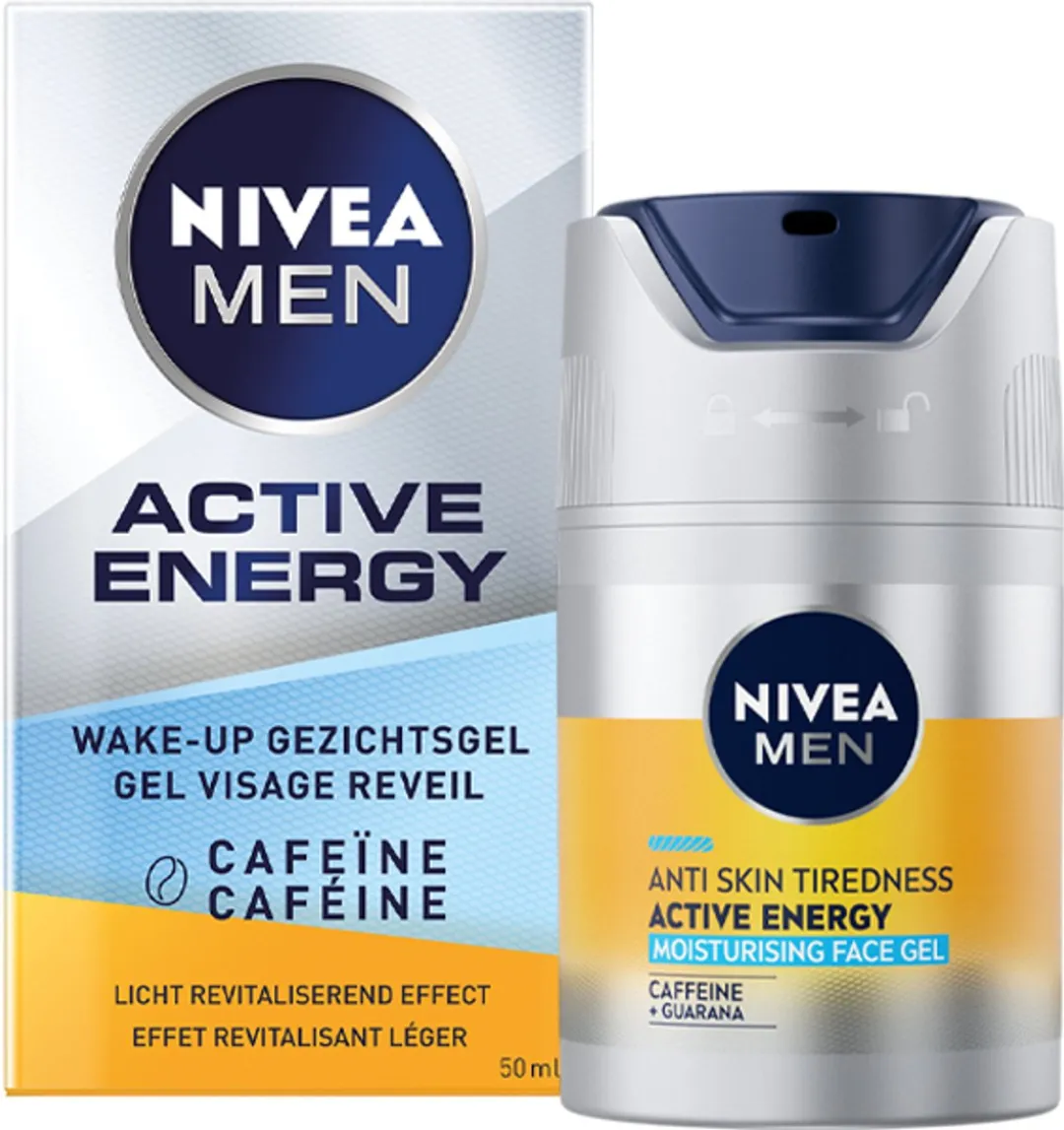NIVEA MEN Active Energy Wake-up Gezichtsgel 50ml