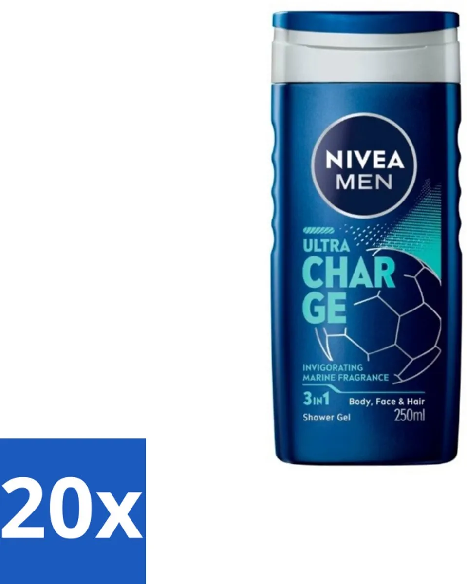 NIVEA Men Ultra Charge Douchegel 250ml