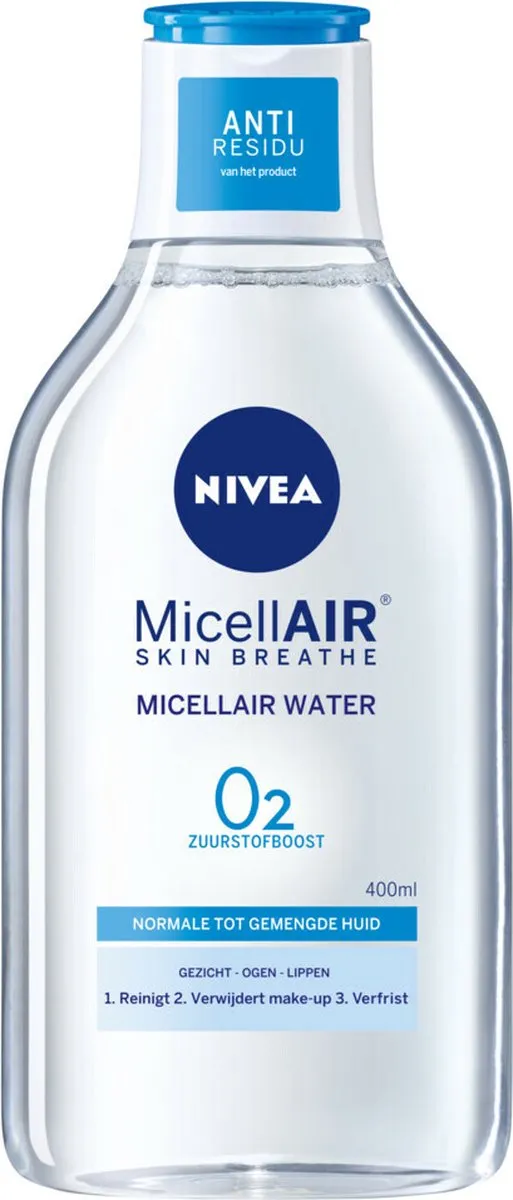 NIVEA O2 Zuurstofboost Micellair Water 400ml