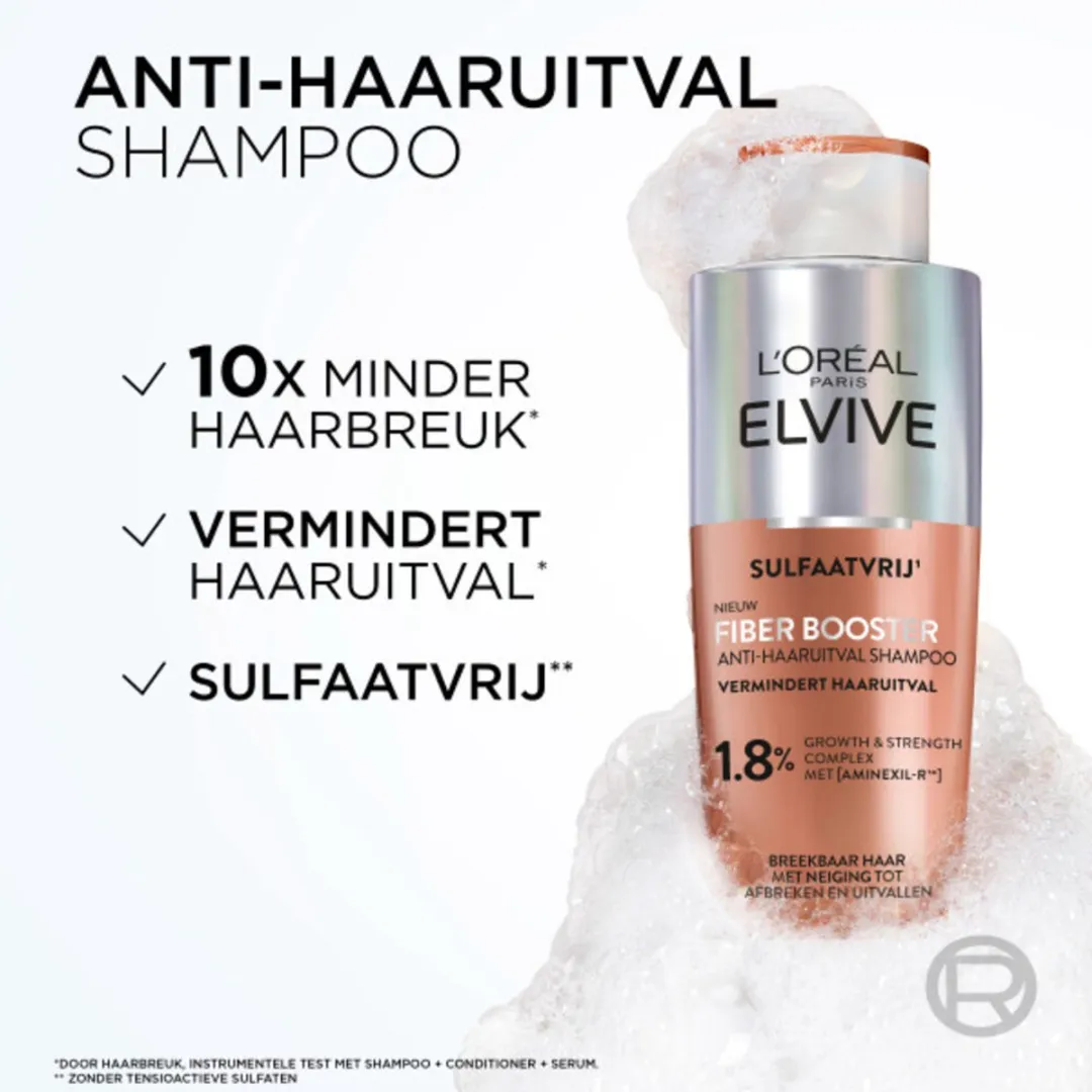 L'Oréal Paris Elvive Fiber Booster Anti-Haaruitval Shampoo 3x200ml