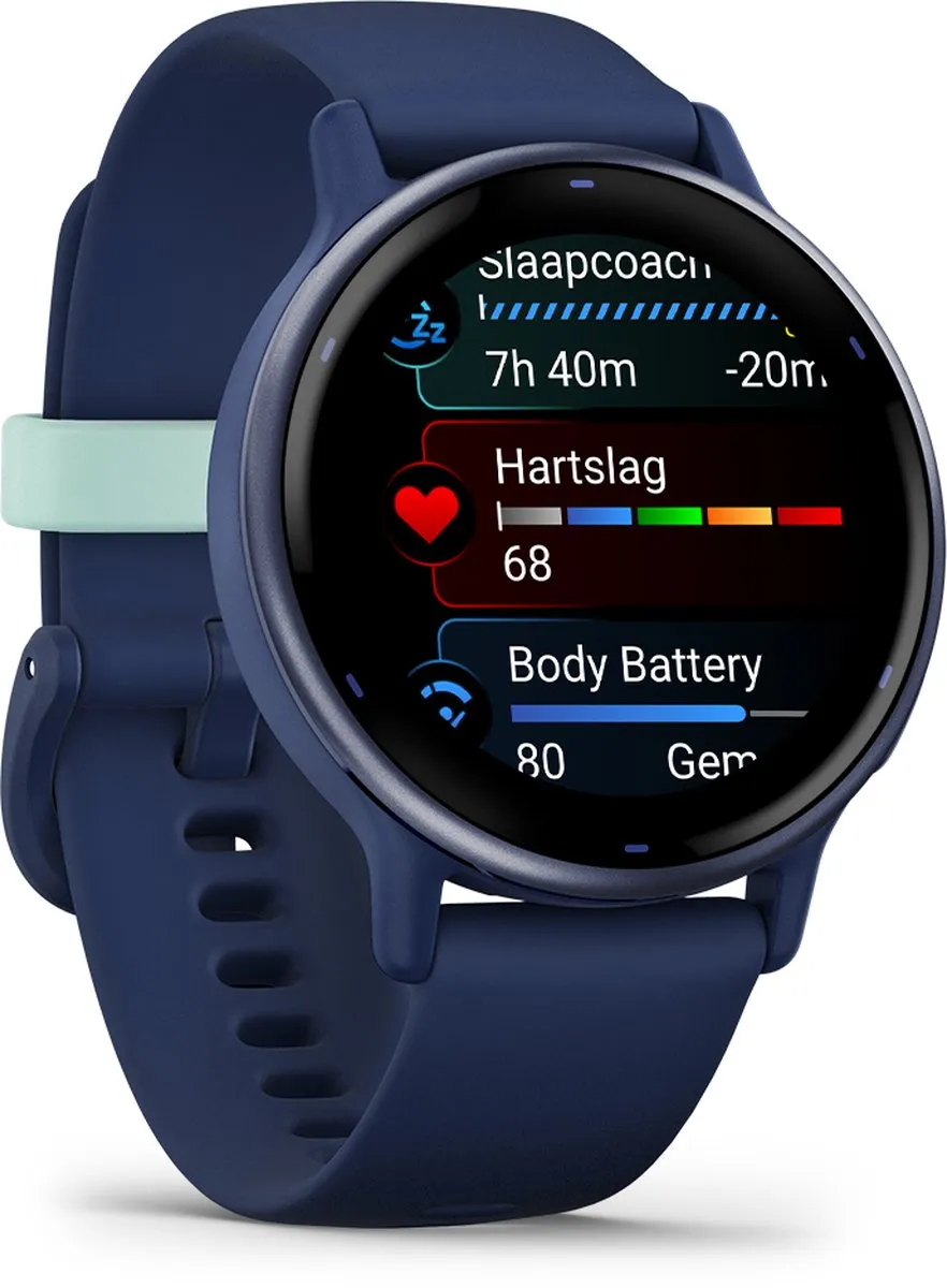 Garmin Vivoactive 5 Sporthorloge - AMOLED 1.2" - Blauw