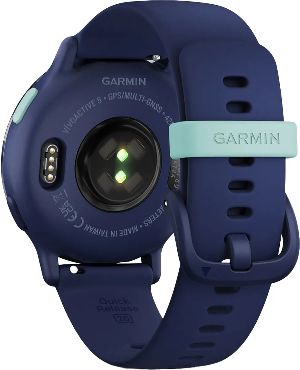 Garmin Vivoactive 5 Sporthorloge - AMOLED 1.2" - Blauw