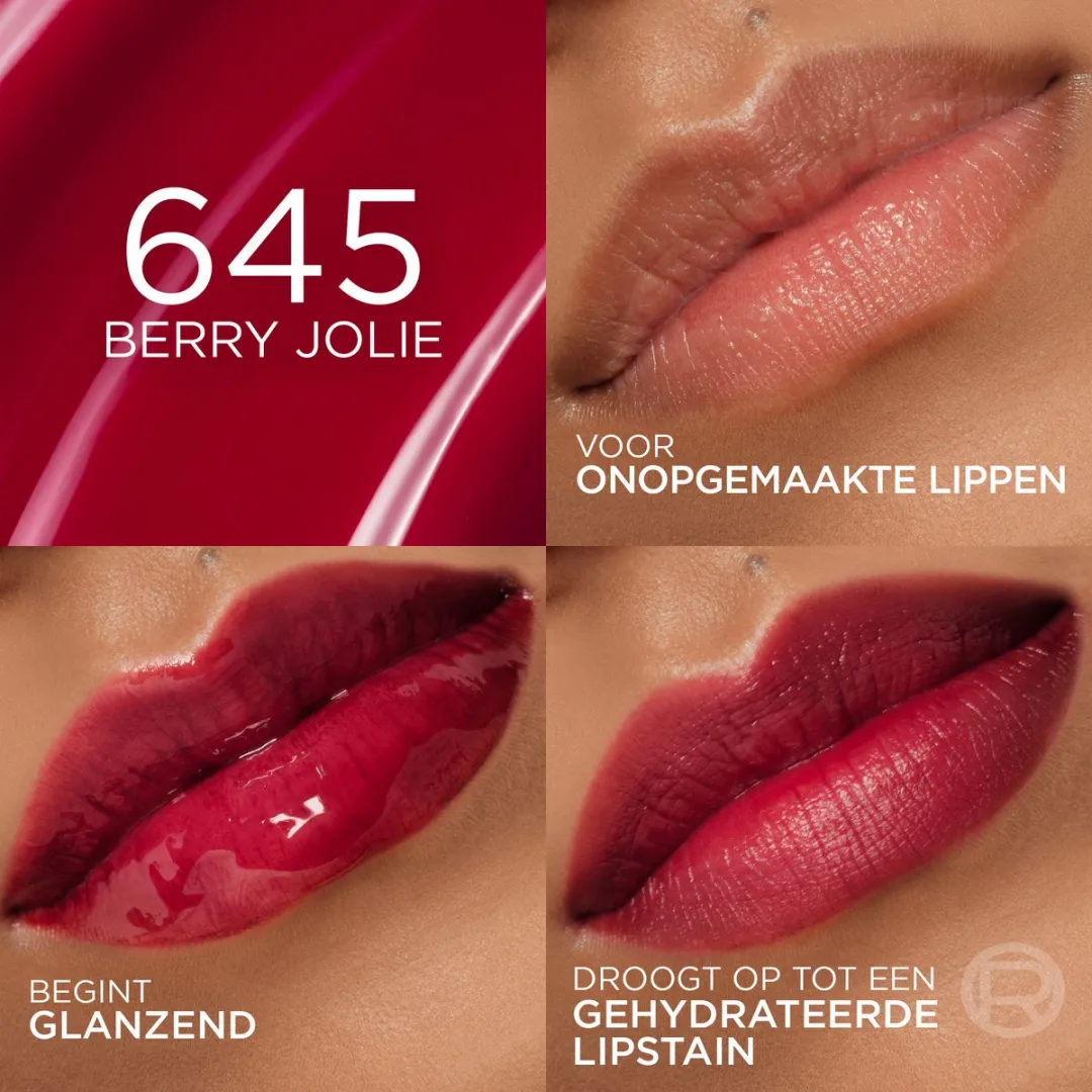 L'Oréal Paris Hyaluron Tint Lipstain 490 Berry Jolie - 5ml