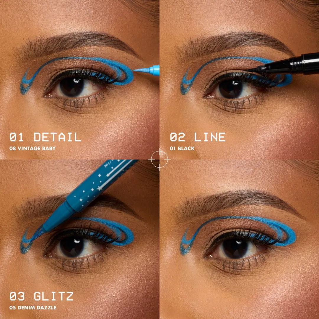 NYX Professional Makeup Epic Ink Liner Glitz Eyeliner 03 Shimmer Stitch - 1ml