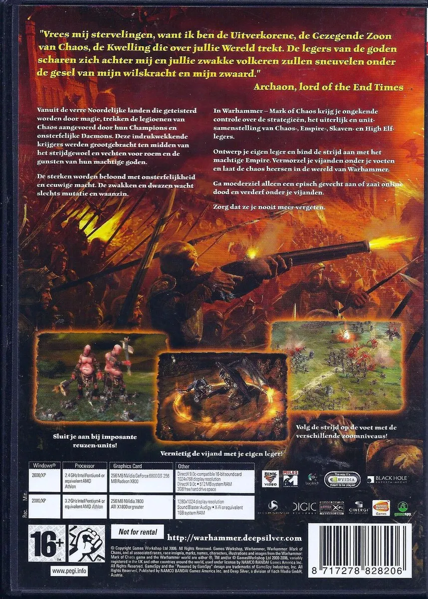 Plaion Warhammer Mark of Chaos