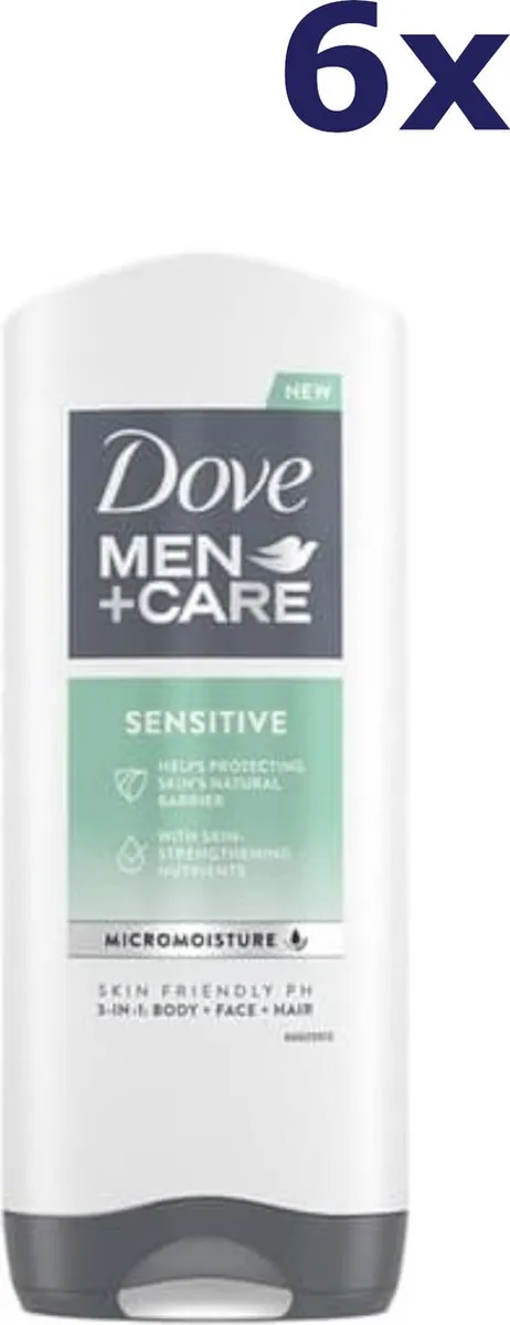 Dove Men+Care Sensitive Wasgel 2400ml