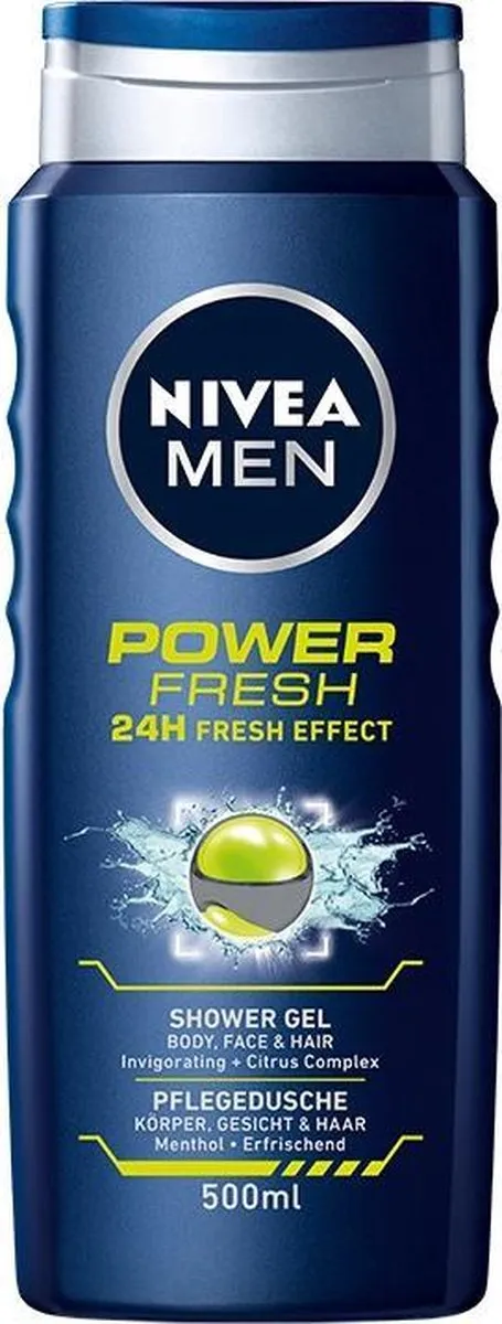 NIVEA Men Power Fresh Douchegel 500ml