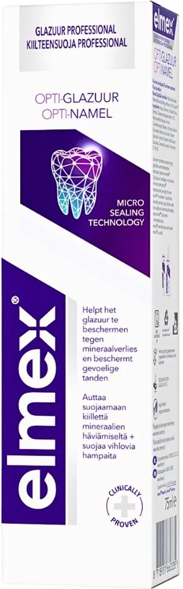 Elmex Tandpasta Glazuur Professional Opti-Glazuur 75ml - 20 Stuks