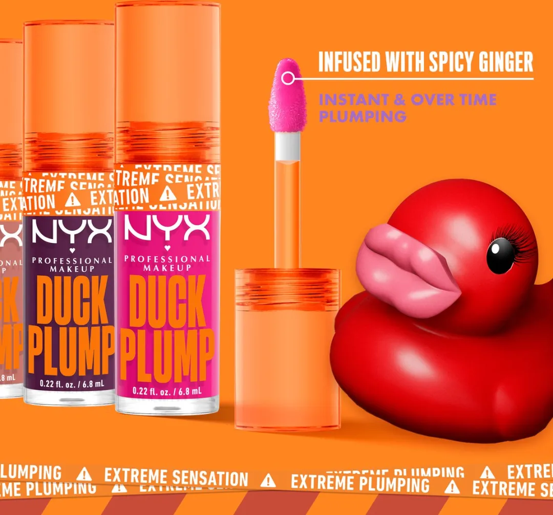 NYX Duck Plump Plumping Lipgloss Nude Swings - 6,8ml