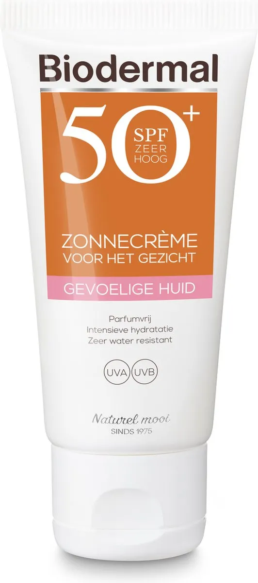 Biodermal Zonnebrand Gezicht SPF 50 50ml