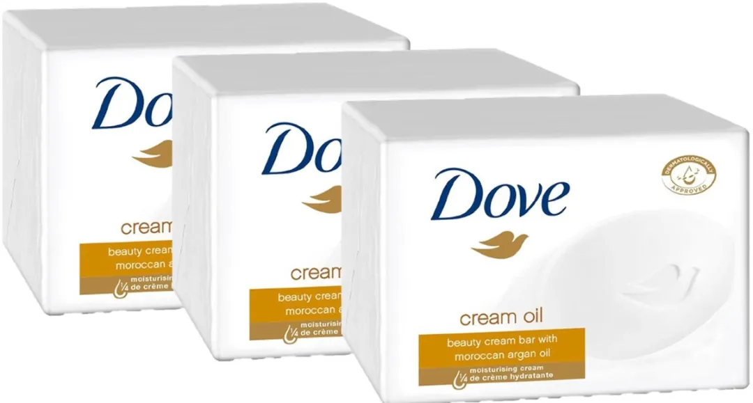 Dove Zeep Cream Oil Argan Olie - 12 Stuks 90ml