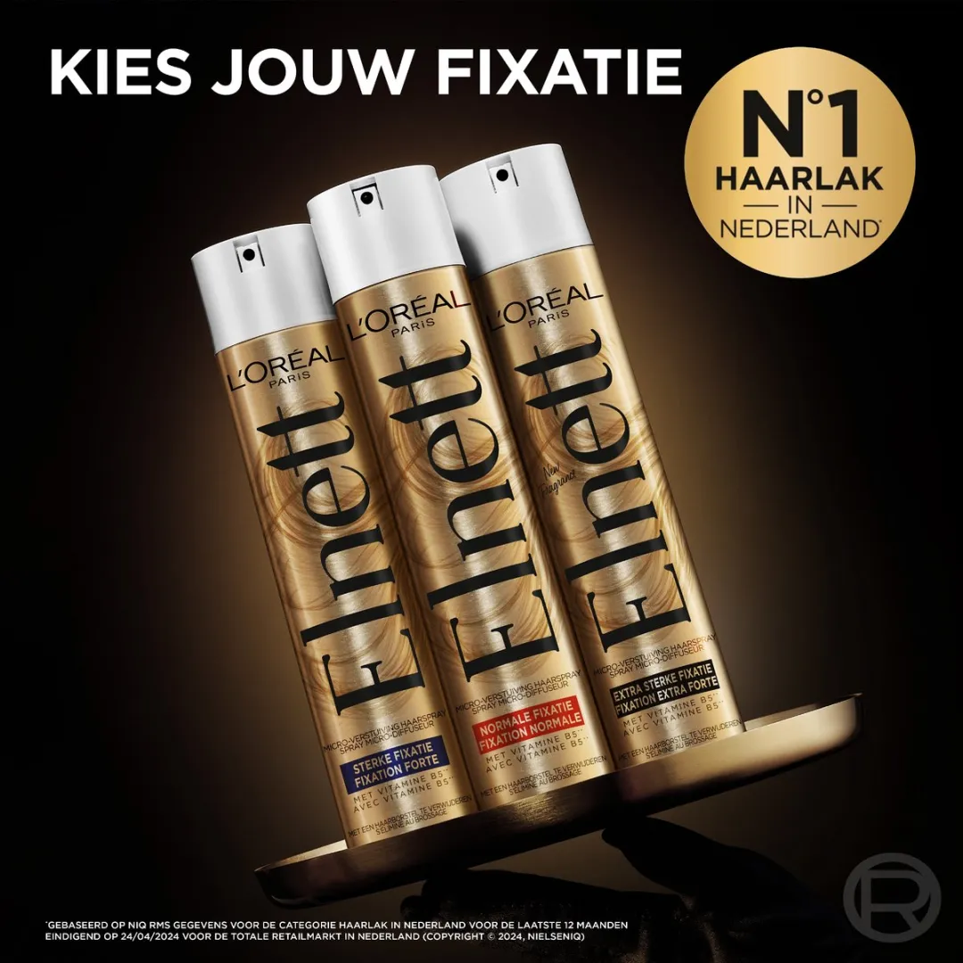 L'Oréal Elnett Normale Fixatie Haarspray 300ml - 6 Stuks
