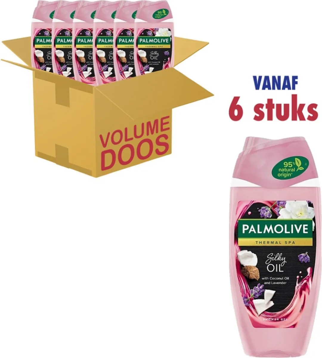 Palmolive Thermal Spa Douchegel Silky Oil 250ml - 6 Stuks