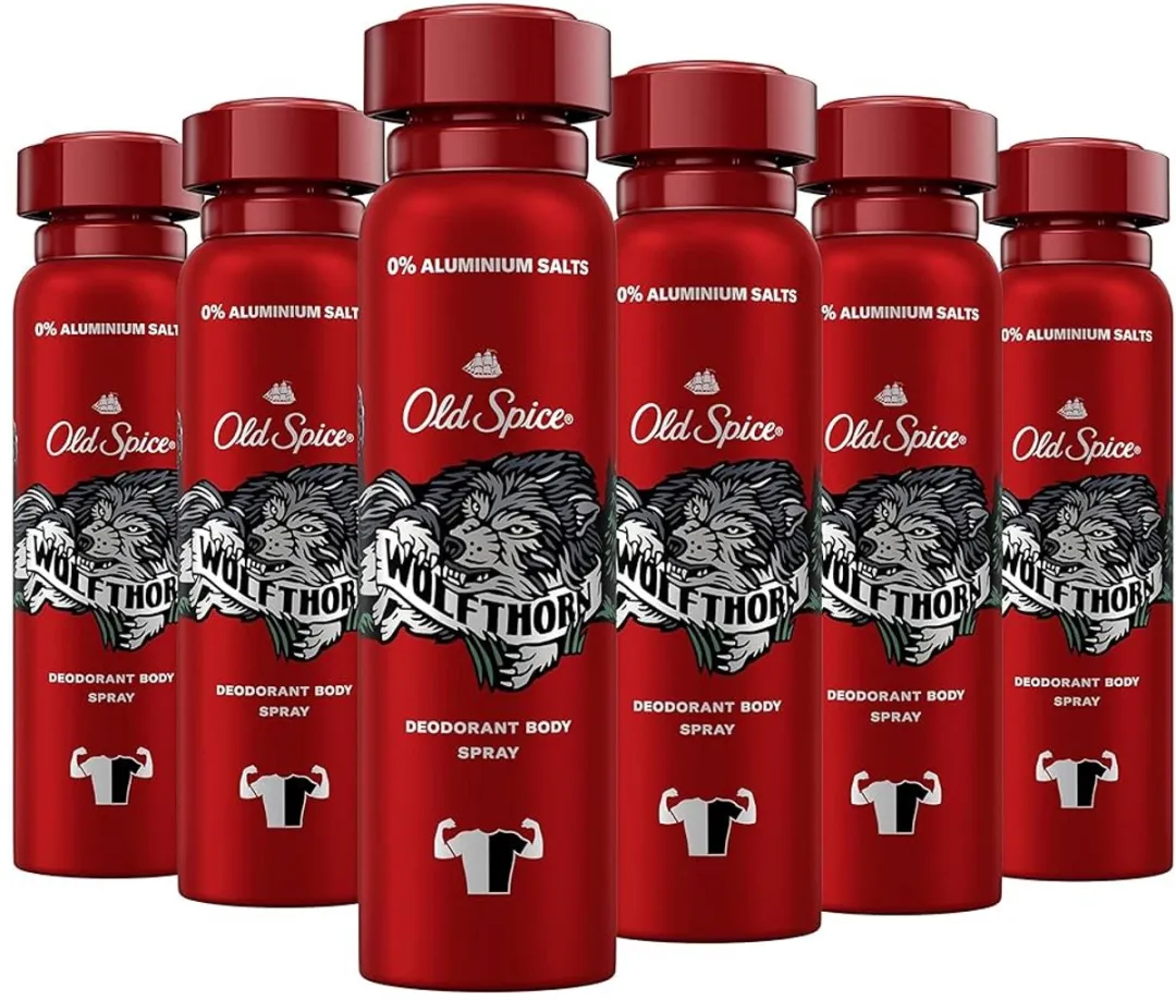 Old Spice Wolfthorn Bodyspray 6x150ml