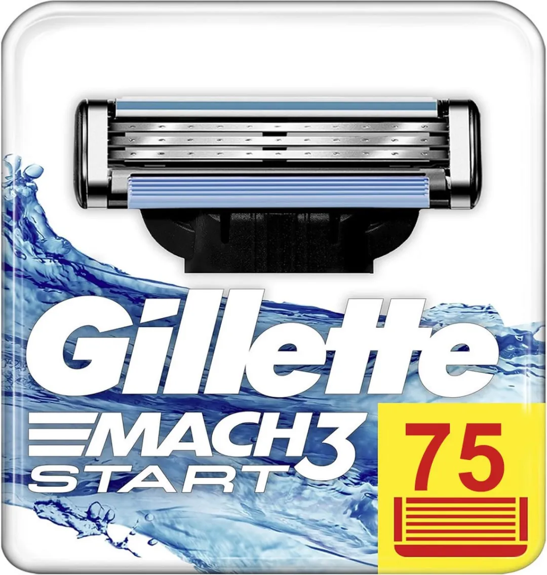 Gillette Mach3 Start Navulmesjes 75 Stuks