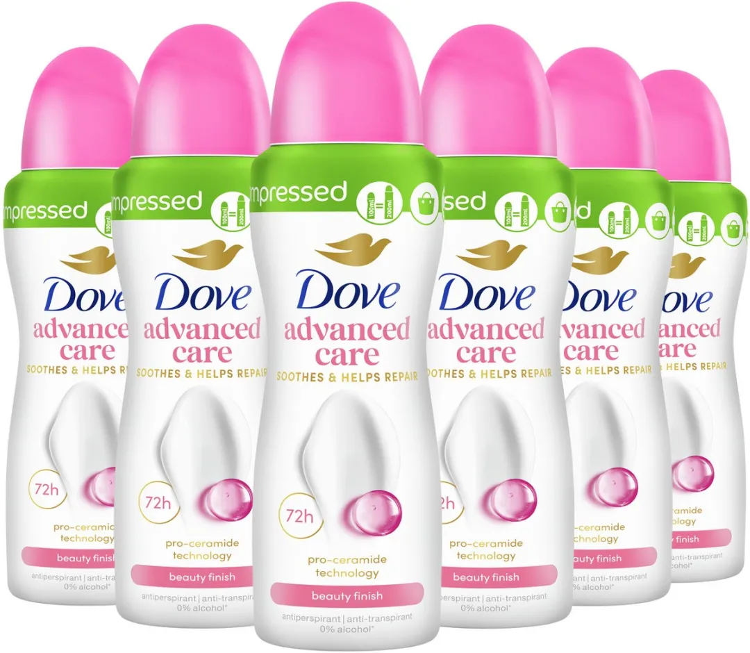 Dove Advanced Care Anti-Transpirant Spray 6x100ml